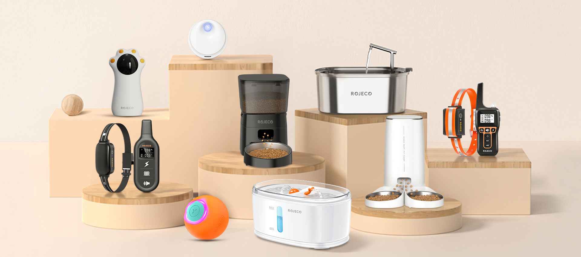 Rojeco — professional for pet life — banner, home page.