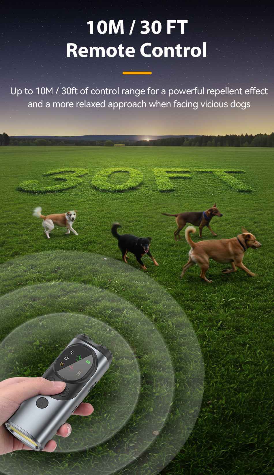 ROJECO Ultrasonic Dog Repeller