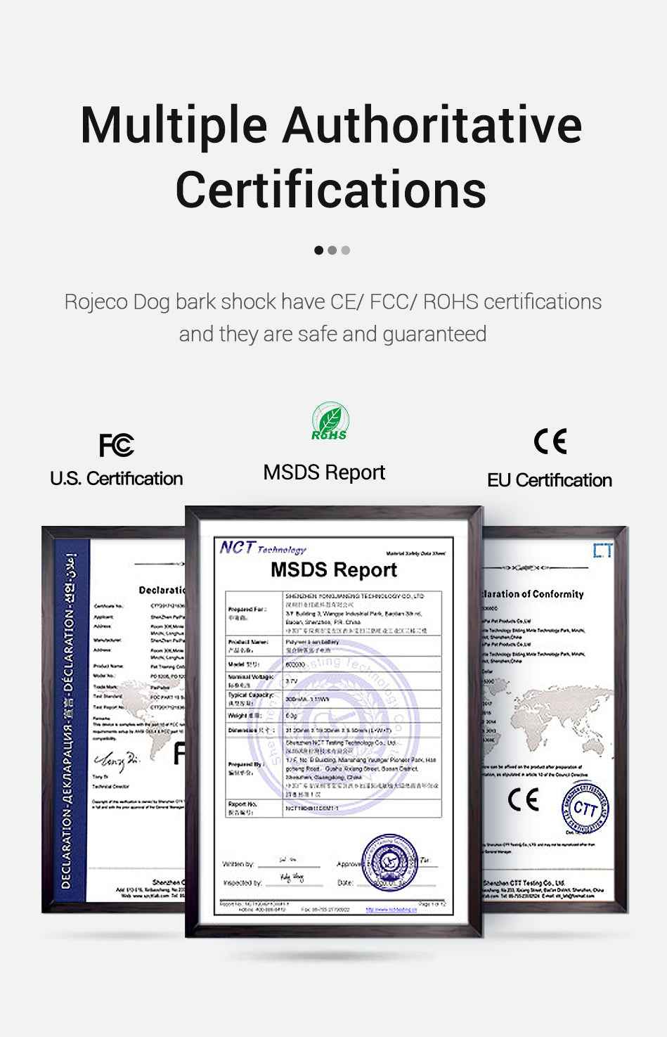 ROJECO PD529 1000m Dog Training Collar