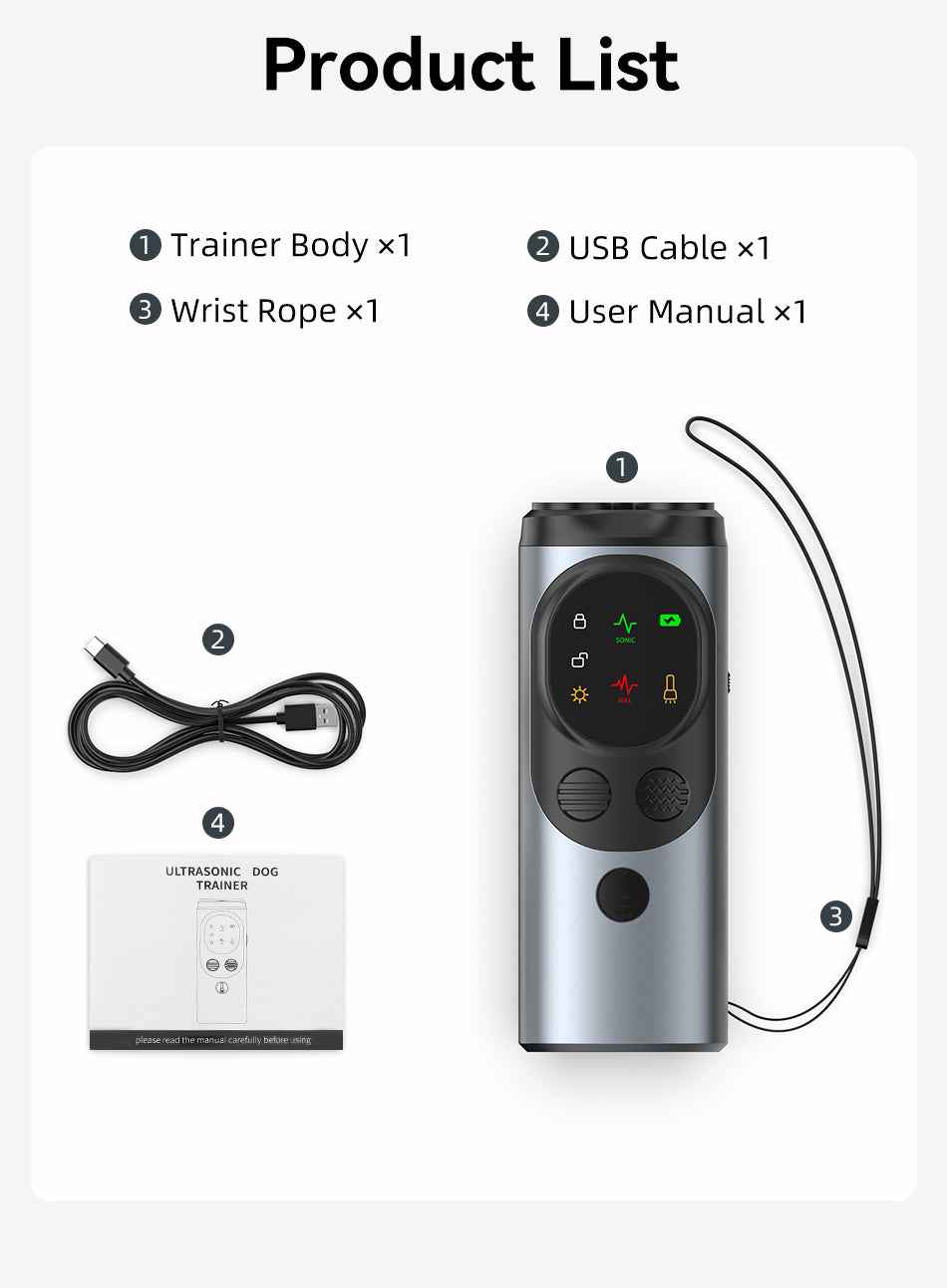 ROJECO Ultrasonic Dog Repeller
