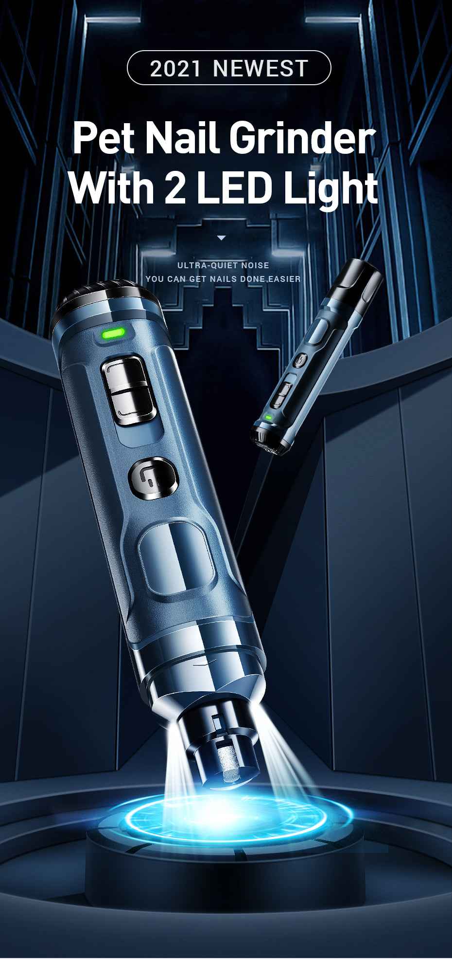 ROJECO N30 Pet Nail Grinder