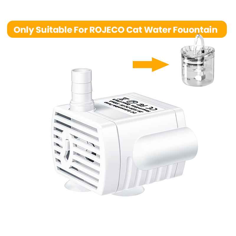 ROJECO Water Pump for Transparent Cat Fountain