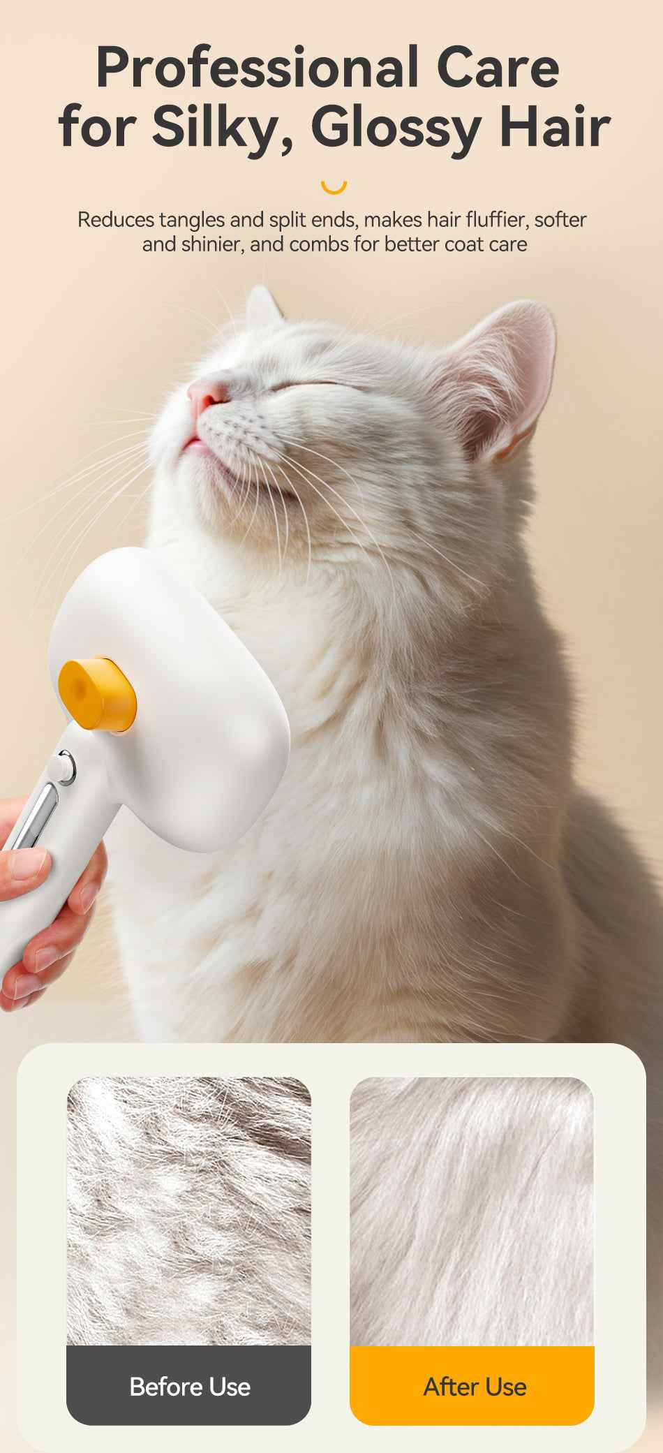 ROJECO Pet Spray Brush