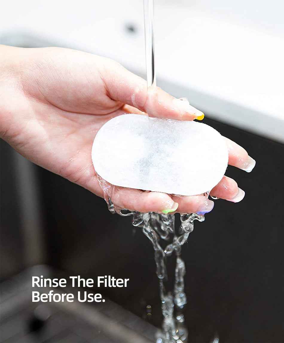 ROJECO 2L Stainless Steel Cat Fountain Replacement Filter