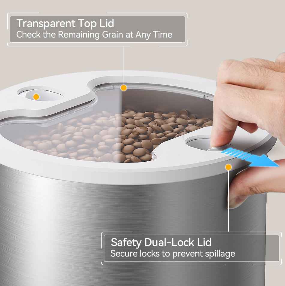Rojeco 4.5L Stainless Steel Pet Feeder
