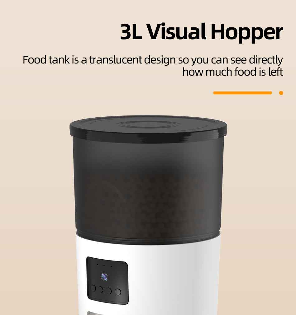 ROJECO 3L Cat Feeder with Camera