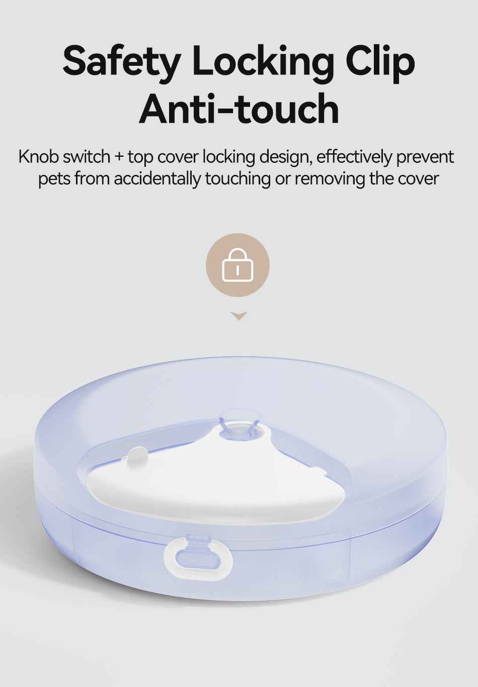 ROJECO F26 4‑Meal Cat Feeder
