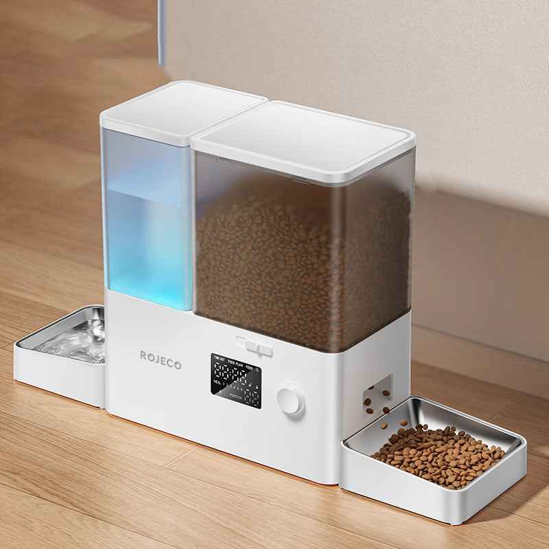 ROJECO 2‑in‑1 Feeder & Fountain