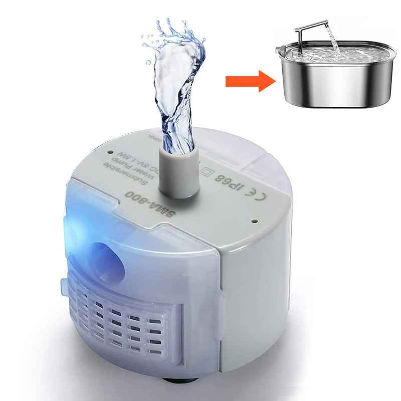 ROJECO Water Pump for Stainless Steel Cat Fountain