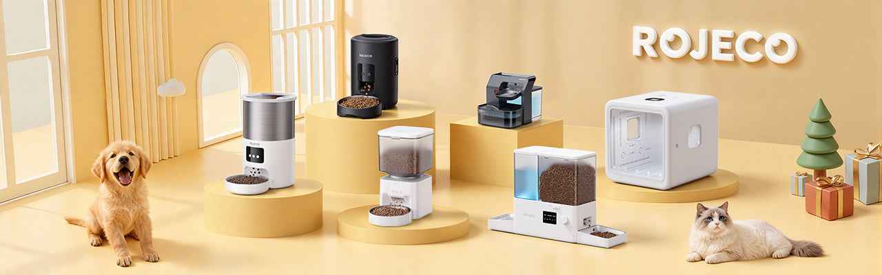 Rojeco — professional for pet life — desktop devices banner, home page.