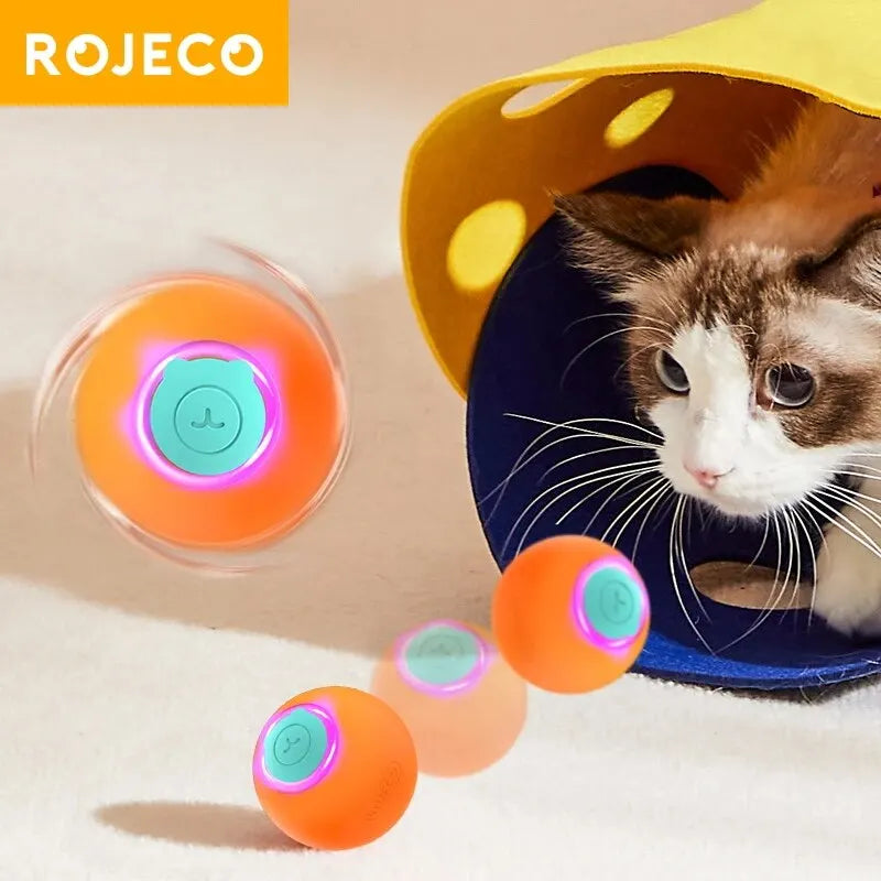 ROJECO Smart Interactive Cat Bouncing Ball